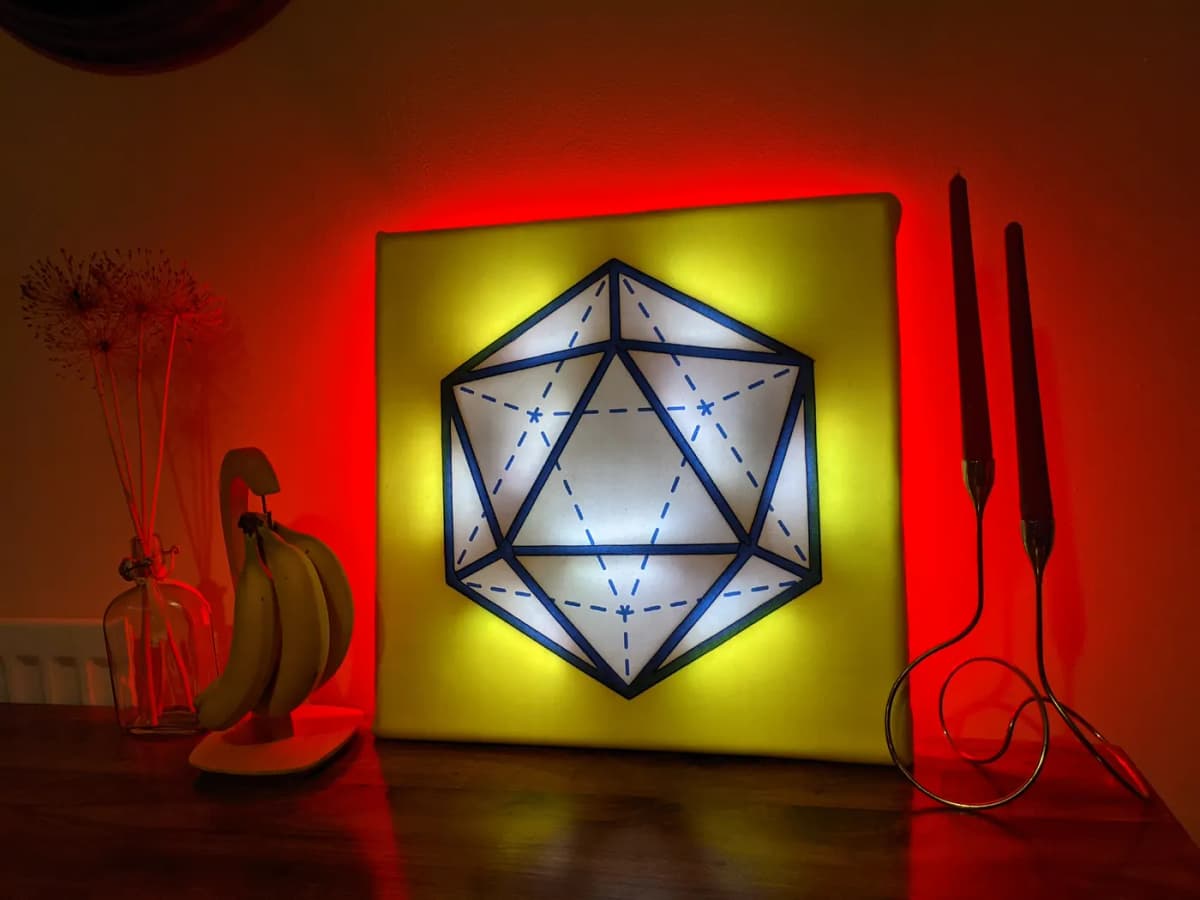 Colour-Changing Icosahedron Quilt