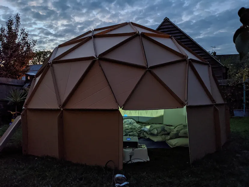 The dome in the evening