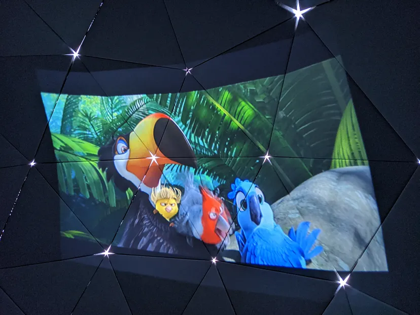 Rio 2 beat footage of the moon landing