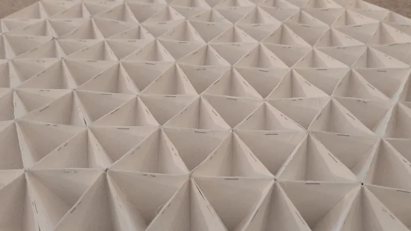 Pyramids once stapled together